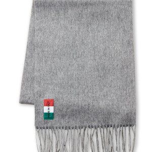 Made in Italy Women's 100% Wool Grey Scarf